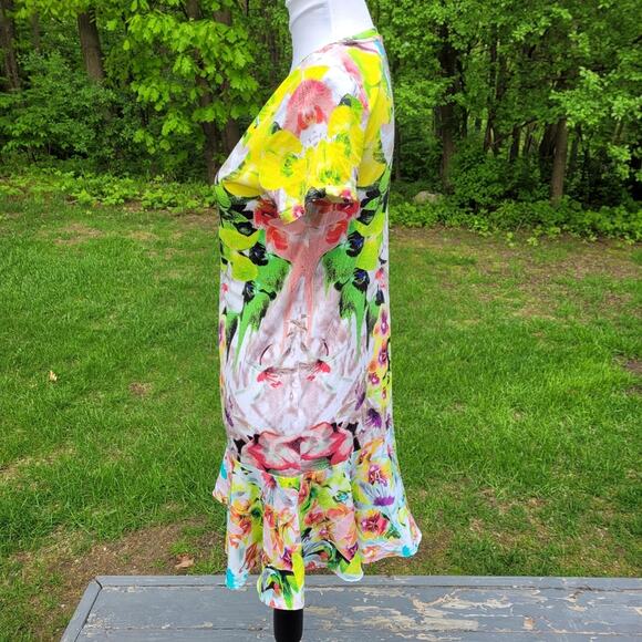 Prabal Gurung for Target Tropical Floral T-shirt Dress size S/P - Picture 5 of 10